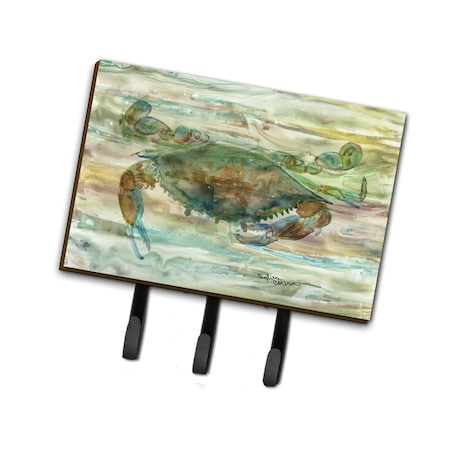 Carolines Treasures 6 x 2 x 9 in. Crab a Leg Up Sunset Leash or Key Holder SC2015TH68